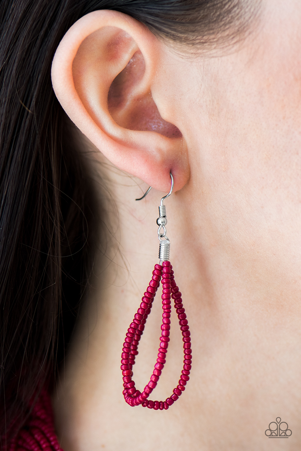 finest first lady red earrings