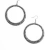 So Demanding Silver Earrings - Image 2