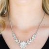Garden Glamour White Necklace