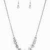 Garden Glamour White Necklace - Image 2
