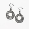 Open Plains Black Earrings - Image 2