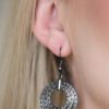 Open Plains Black Earrings