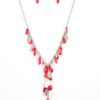 Sailboat Sunsets Red Necklace