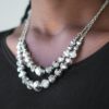 Strikingly Spellbinding Silver Necklace