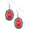 Shifting Sands Red Earrings - Image 2