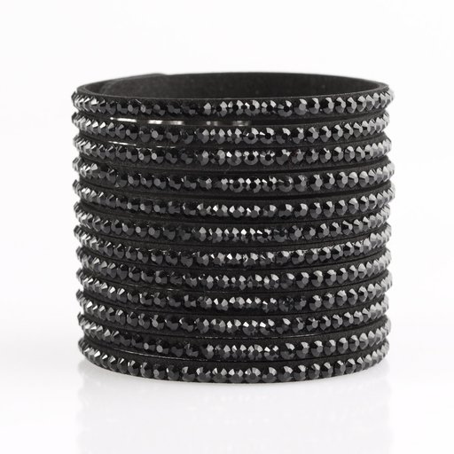 the boss is back black urban bracelet paparazzi