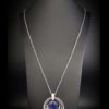A Diamond A Day Blue Necklace