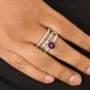 Summer Retreat Purple Ring - Image 2