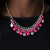 Summer Showdown Pink Necklace - Image 3