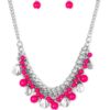 Summer Showdown Pink Necklace - Image 2