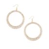 So Demanding Gold Earrings