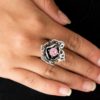 Glowing Gardens Pink Ring - Image 2