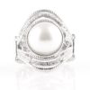 Quite Queen Mary White Ring