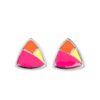 Kaleidoscopic Collision Multi Post Earrings