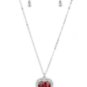 Sweethearts Stroll Red Necklace